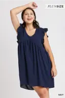 Umgee Plus Navy Dress