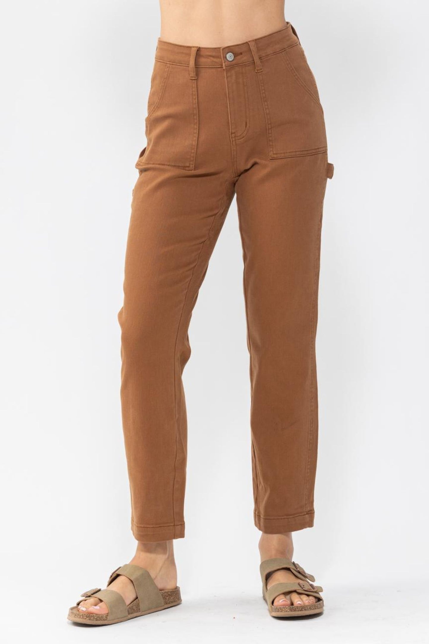 Judy Blue Brown Utility Pants