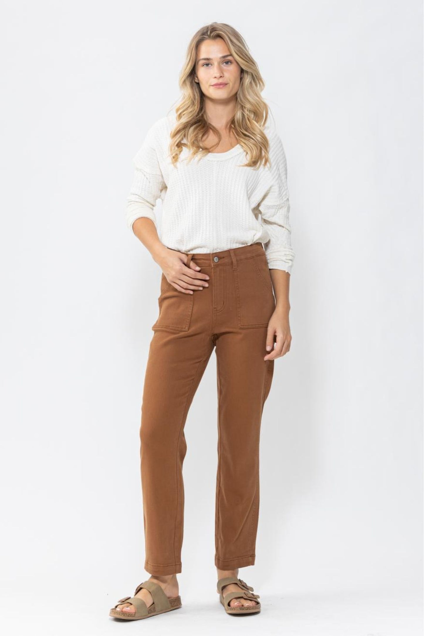 Judy Blue Brown Utility Pants