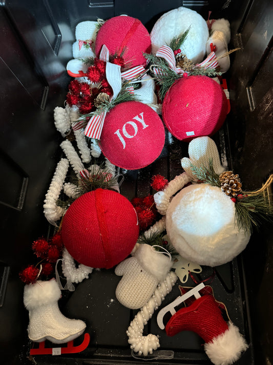 Box of ornaments