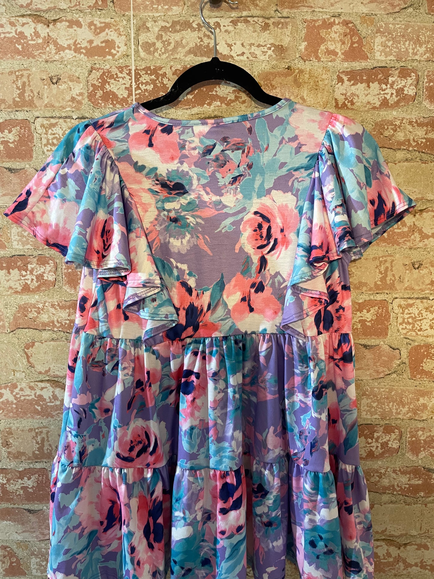 Carole Christian Tiered Floral Top