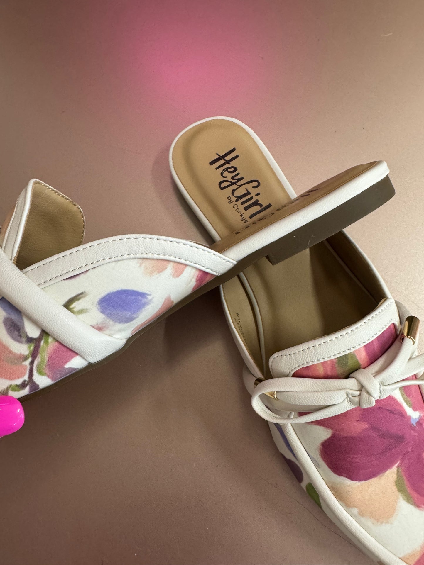 Corkys Tip Included in Floral shoes