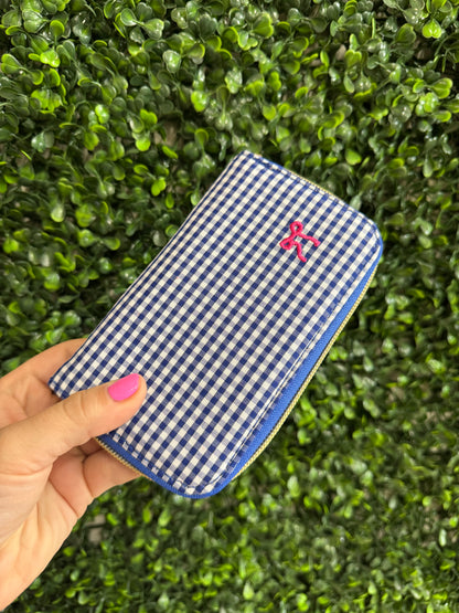 Simply Southern Gingham Makeup Brushes & Manicure Kit