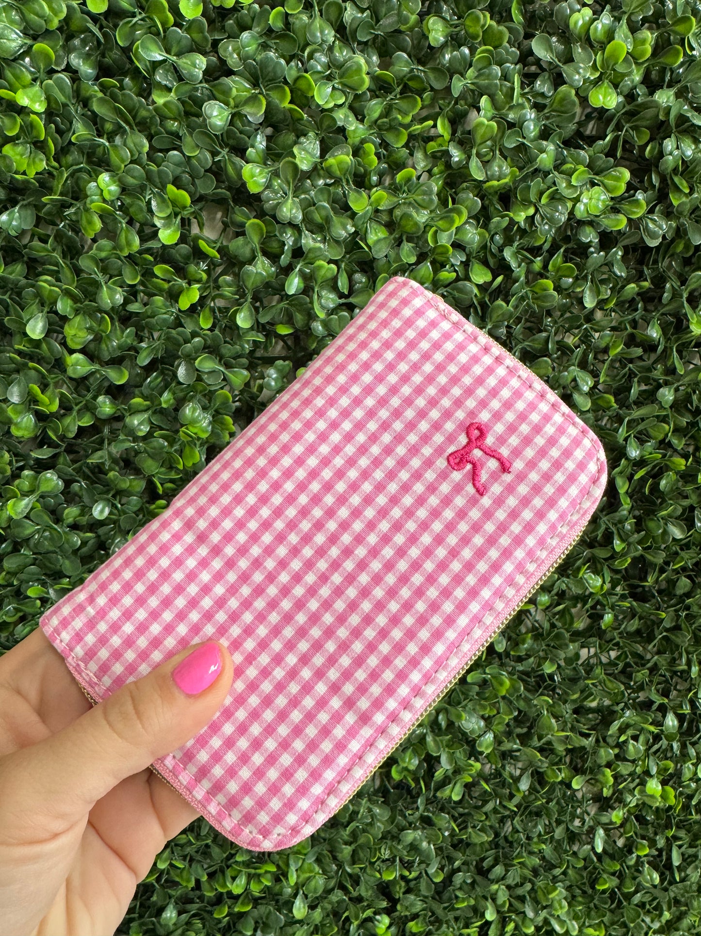 Simply Southern Gingham Makeup Brushes & Manicure Kit