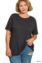 Plus - Short Sleeve Boyfriend Tee - several colors