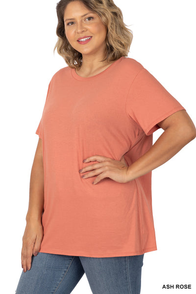 Plus - Short Sleeve Boyfriend Tee - several colors