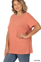 Plus - Short Sleeve Boyfriend Tee - several colors