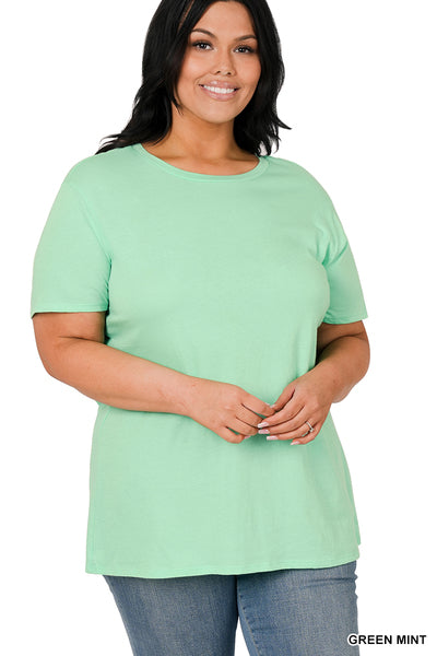 Plus - Short Sleeve Boyfriend Tee - several colors