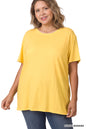 Plus - Short Sleeve Boyfriend Tee - several colors