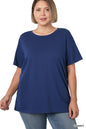 Plus - Short Sleeve Boyfriend Tee - several colors