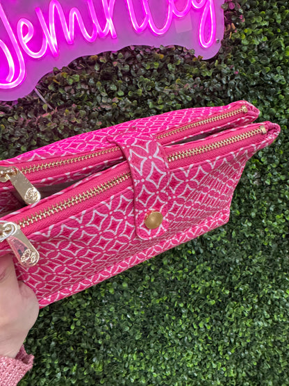 Draper James travel cosmetic pouch