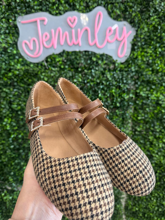 Corkys Own It Houndstooth flats