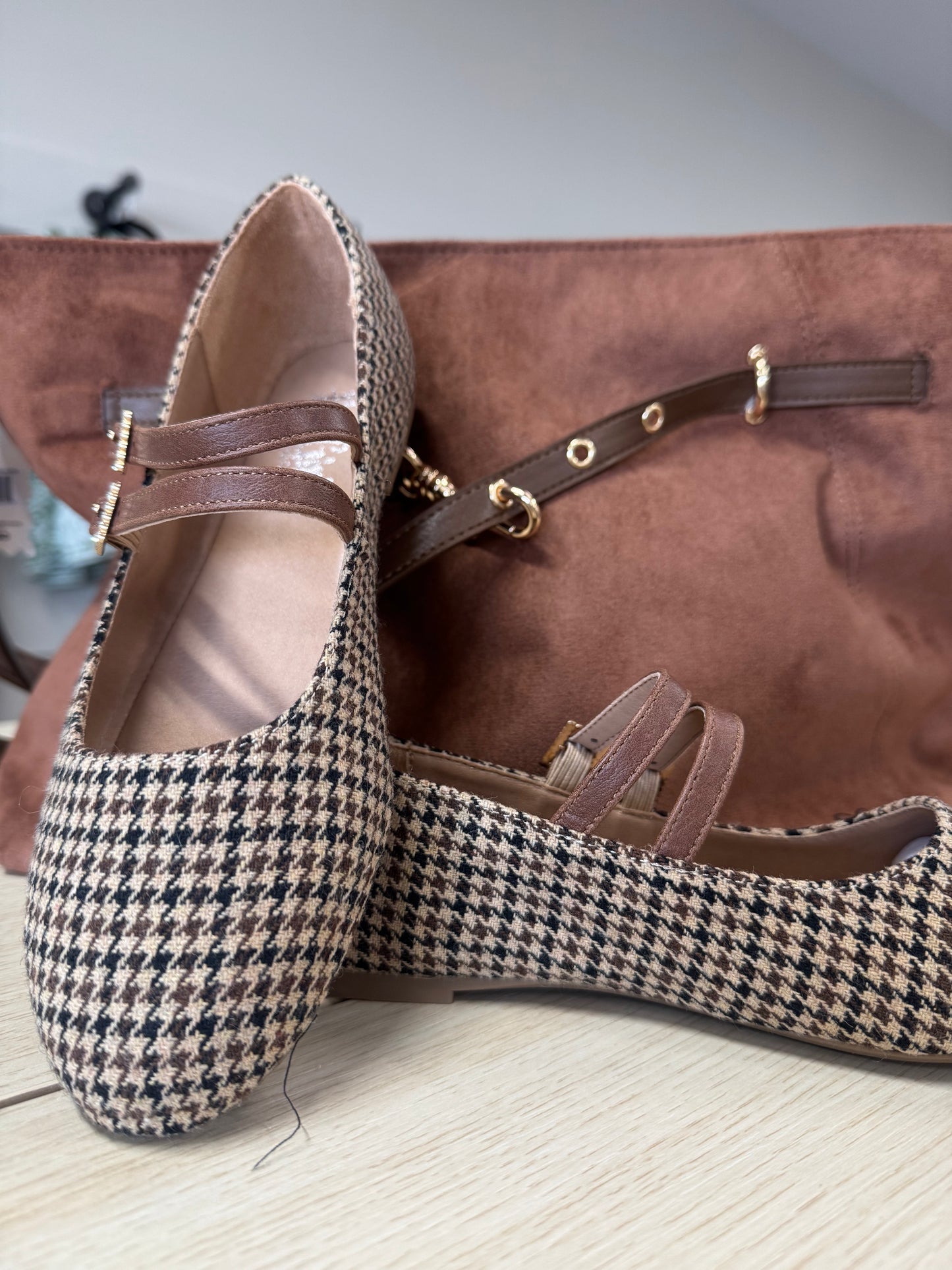 Corkys Own It Houndstooth flats