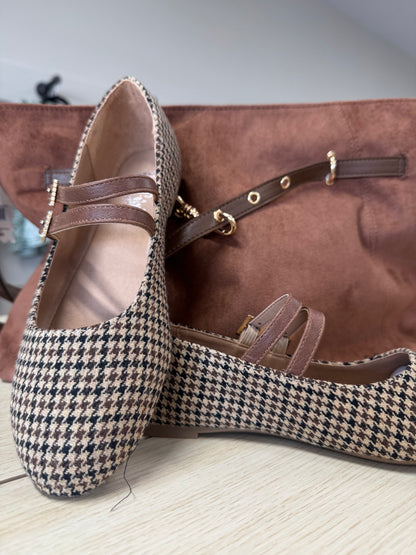 Corkys Own It Houndstooth flats