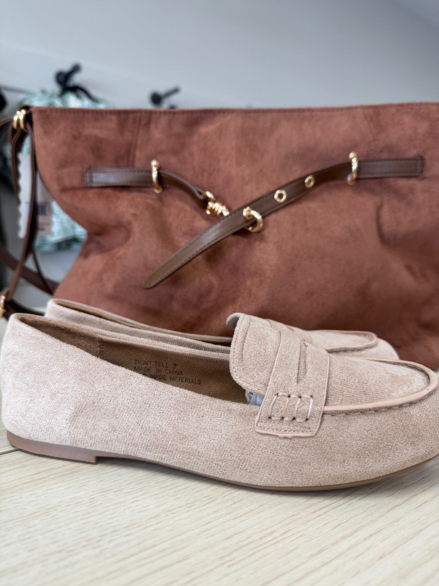 Corkys sand Faux Suede Don’t Tell shoes