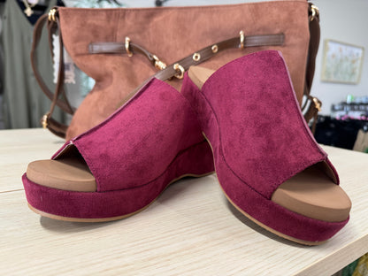Corkys Take Notes Shoes in Burgundy