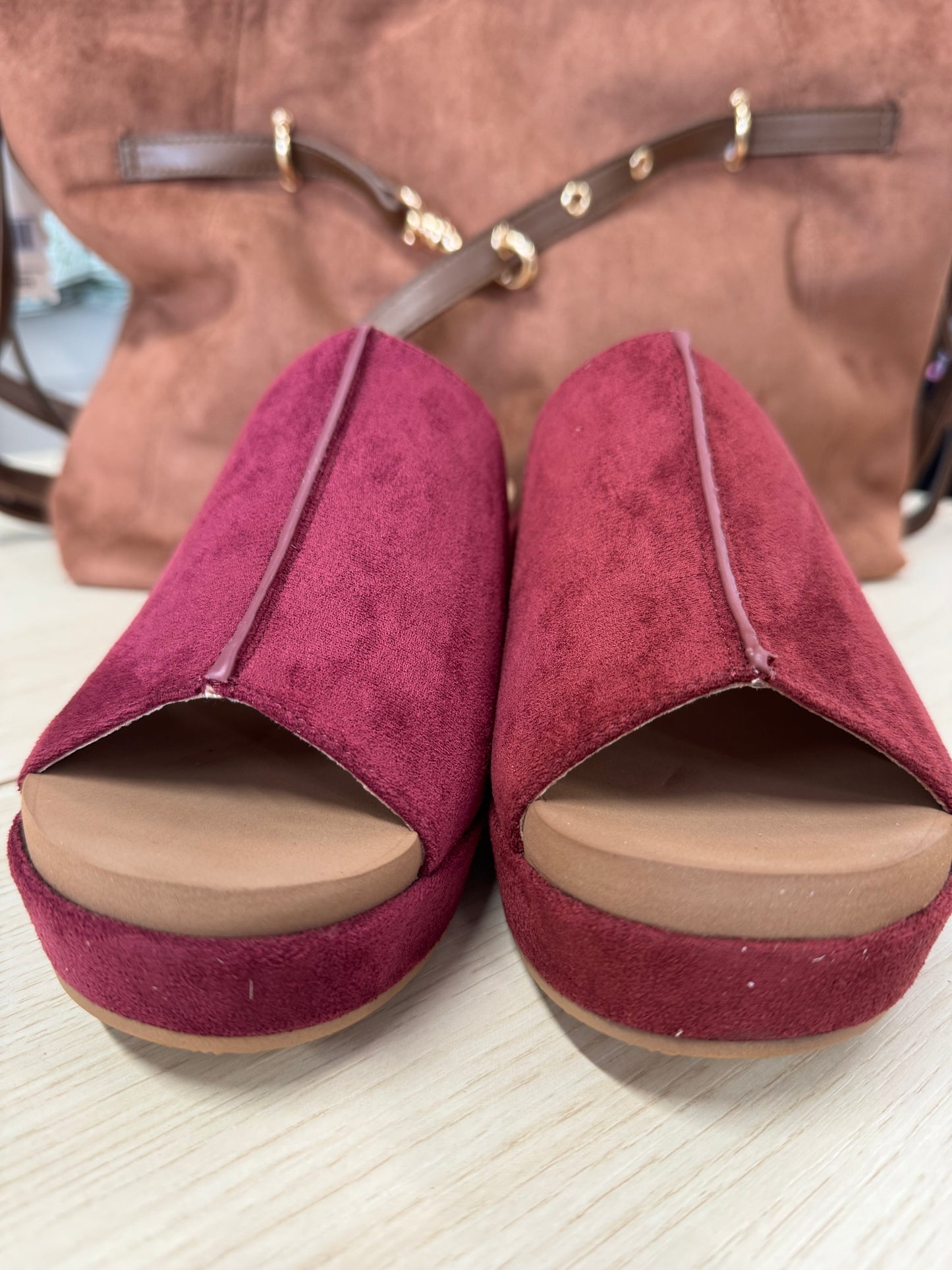 Corkys Take Notes Shoes in Burgundy