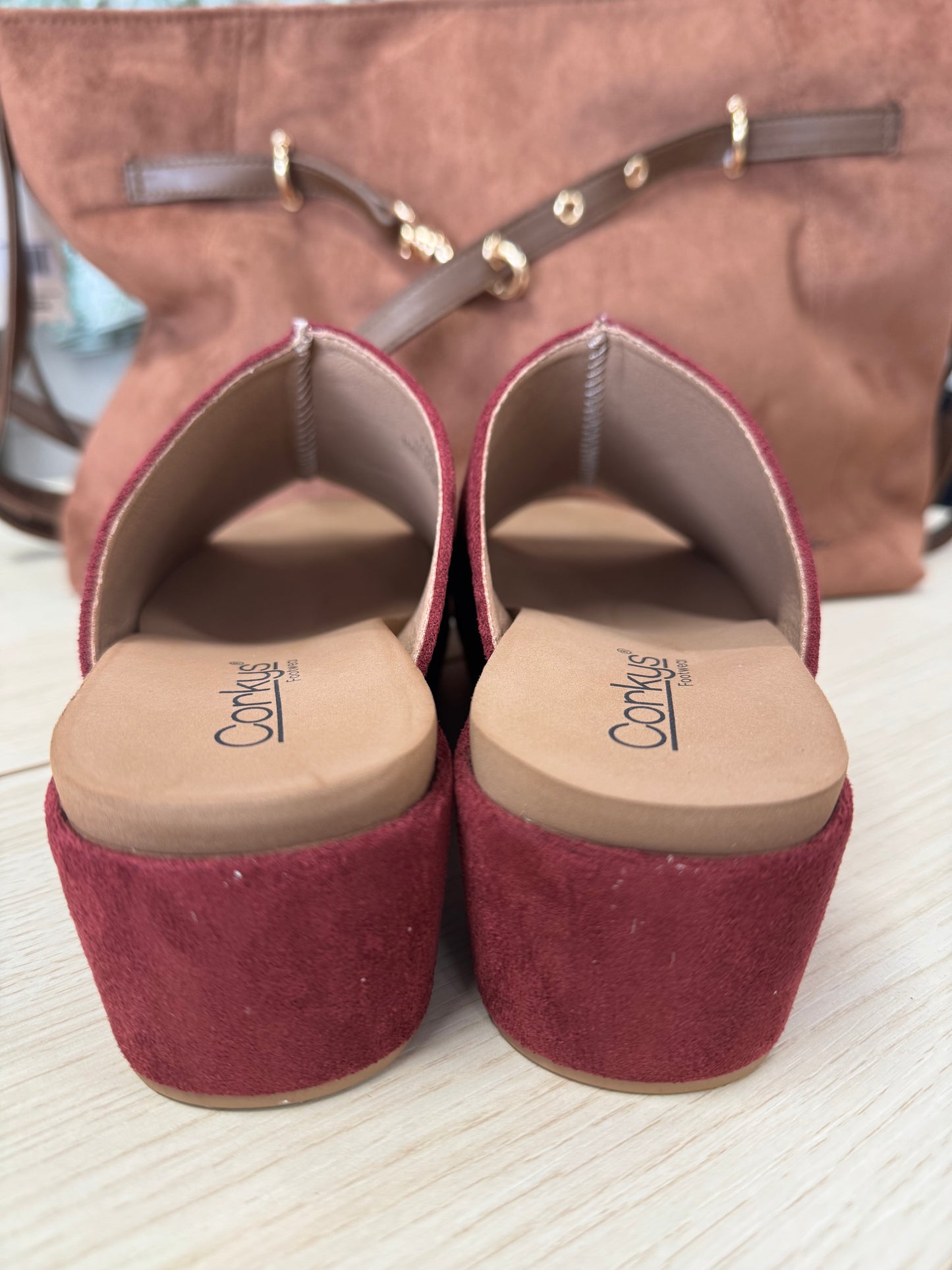 Corkys Take Notes Shoes in Burgundy