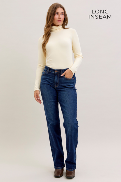 Judy Blue - Short, Regular, Long MidRise Straight Leg Jeans