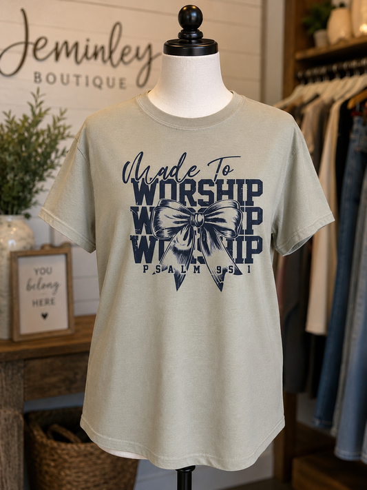 Made To Worship CC tee