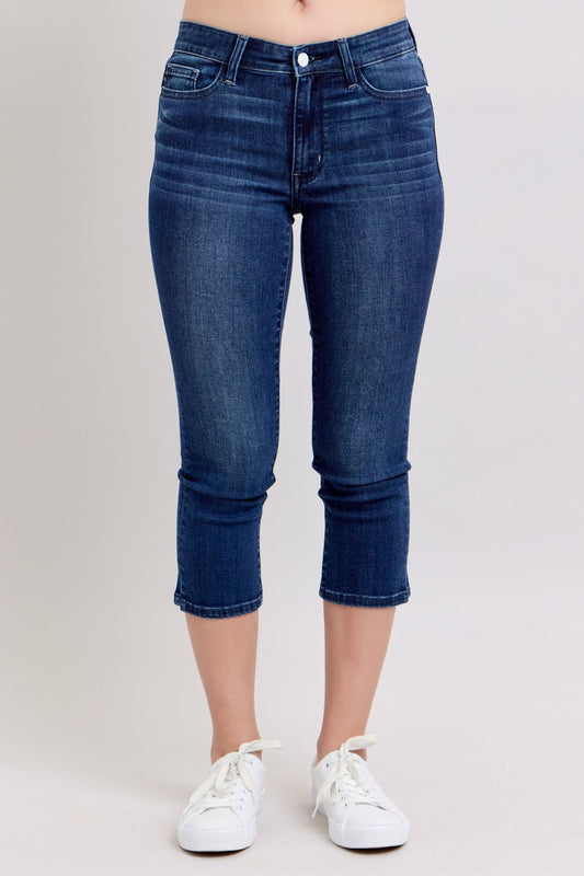 Judy Blue Dark Wash Capris