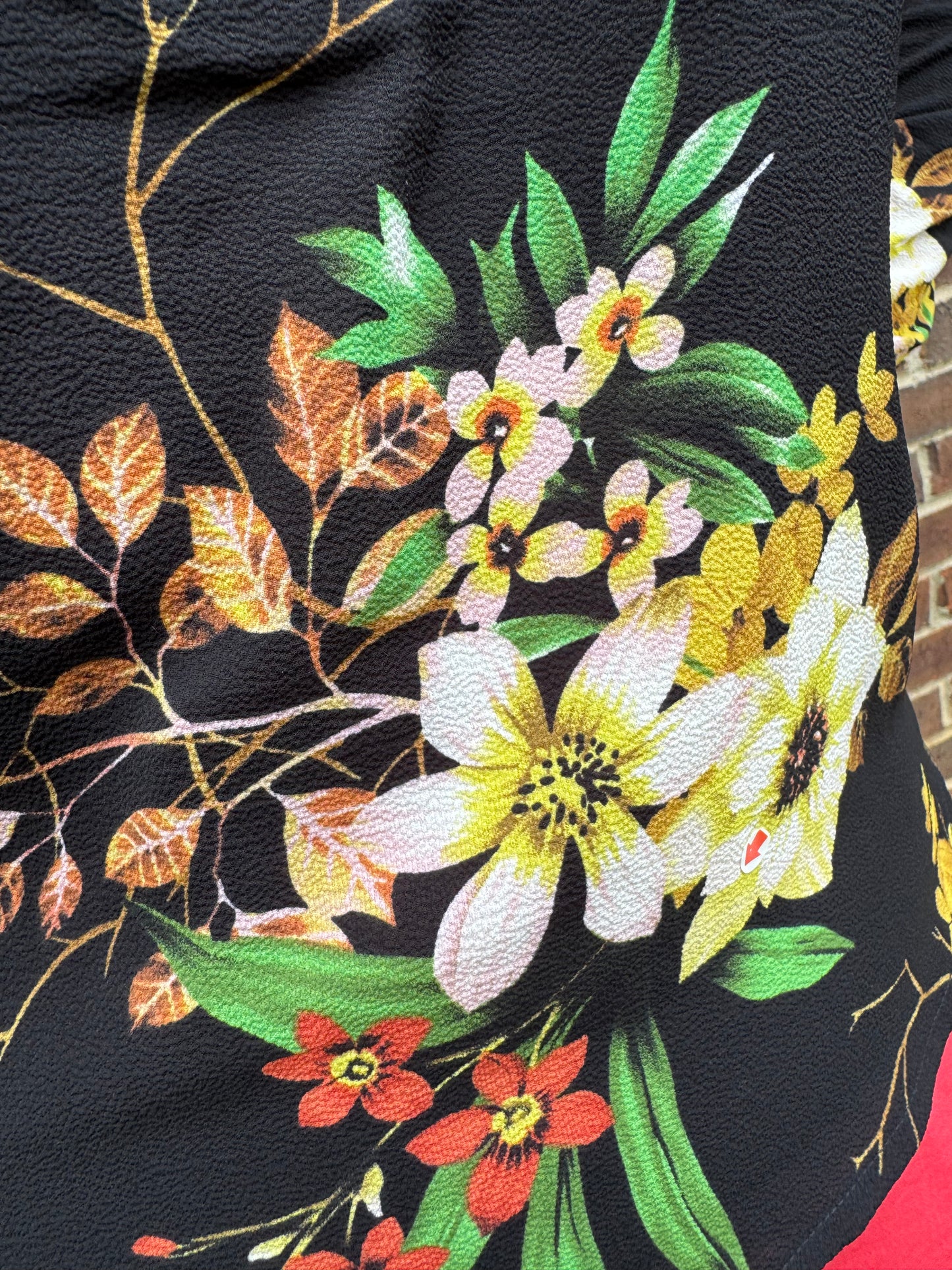 Keren Hart Black Floral Blouse