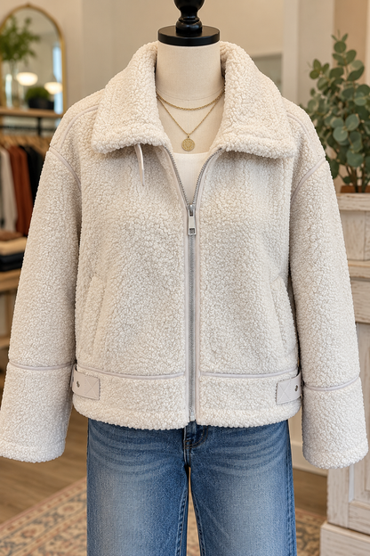 Keren Hart Sherpa Jacket