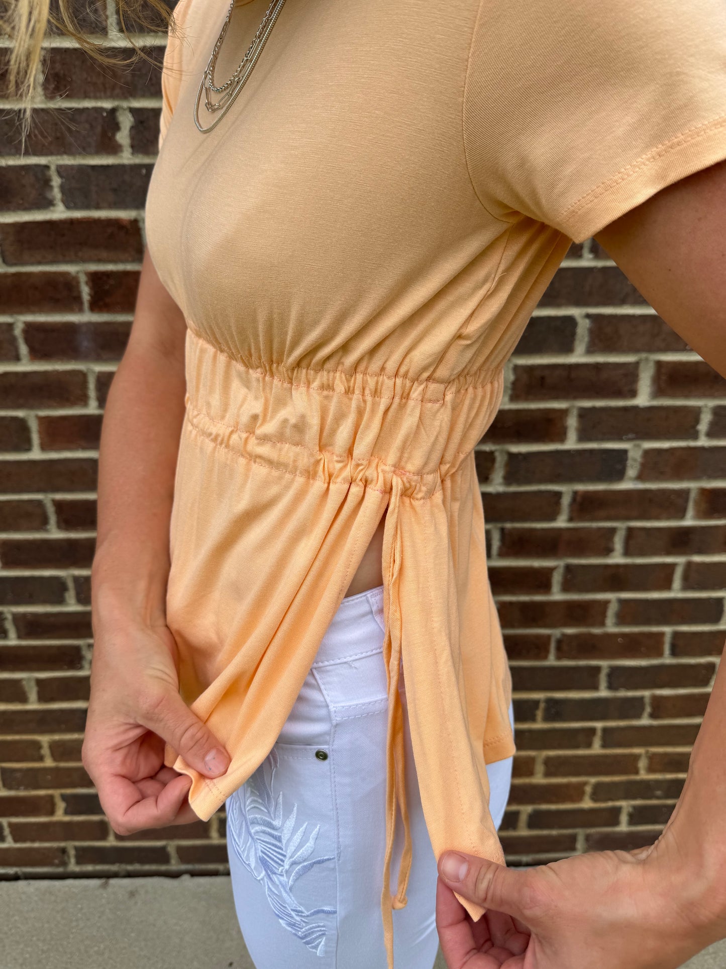 Keren Hart Basic Top with Side Ties