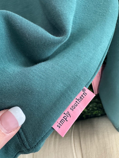 Simply Southern Quarter Zip in Jade
