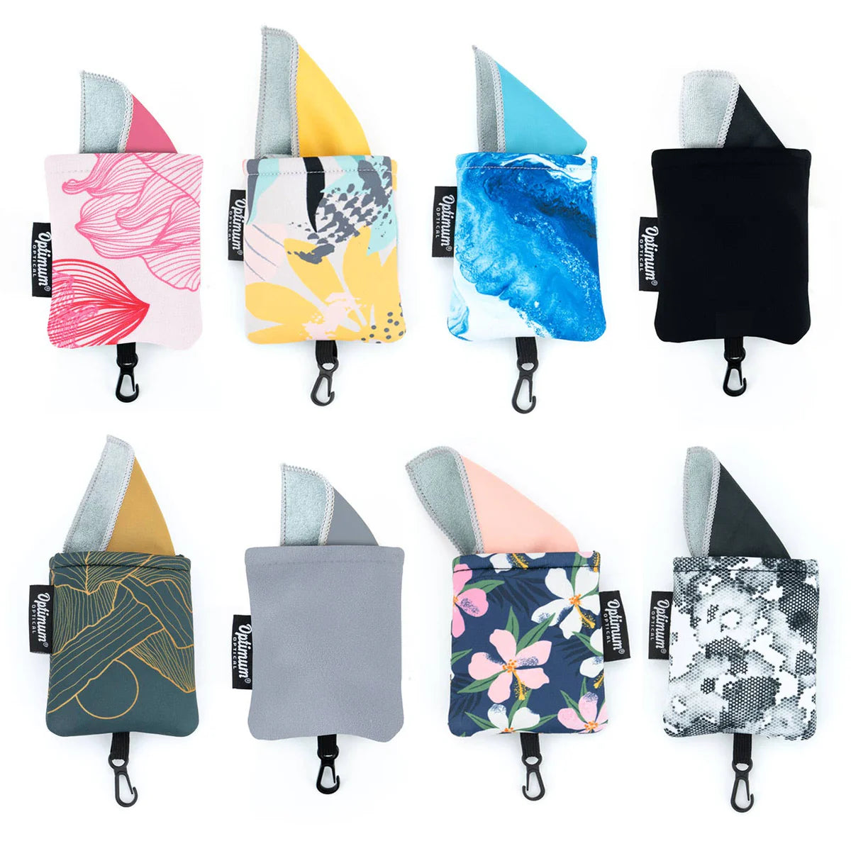 Optimum Optical Microfiber Travel Lens Cloth - 8 designs