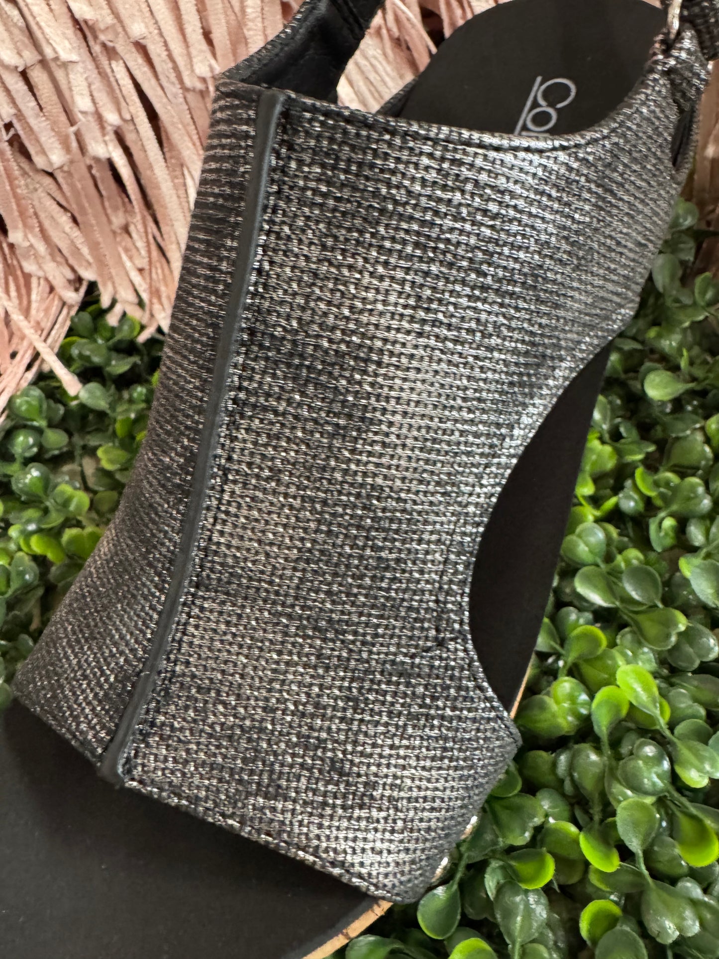 Corkys Volta II Wedge in Black Texture