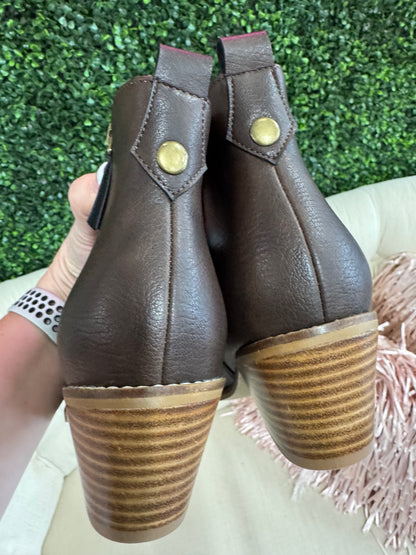 Corkys Toil n Trouble booties in espresso