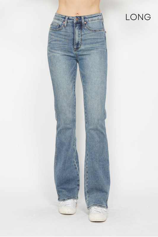 Judy Blue HW Tummy Control Bootcut Jeans - Short, Regular, Long Inseam