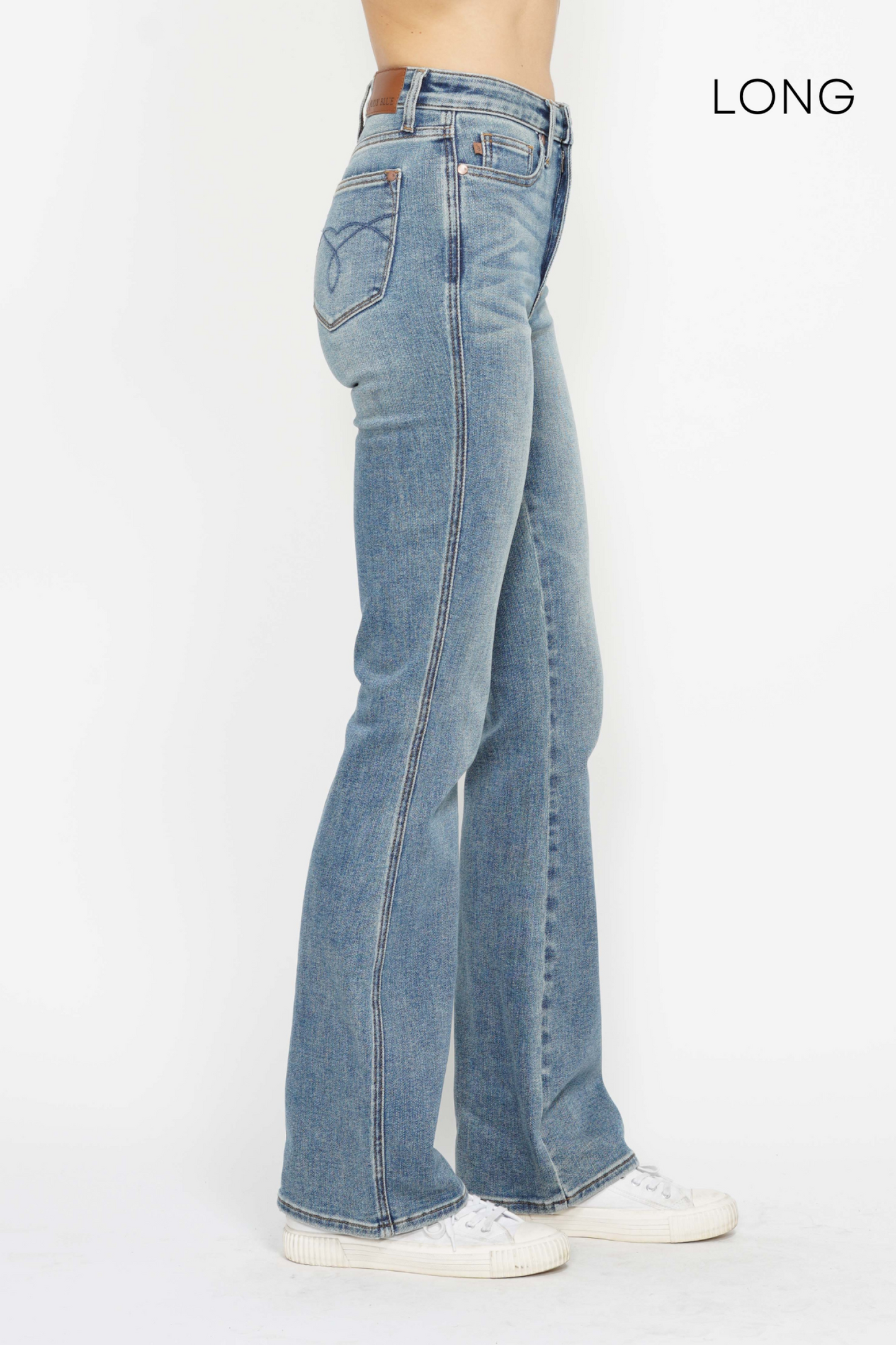 Judy Blue HW Tummy Control Bootcut Jeans - Short, Regular, Long Inseam