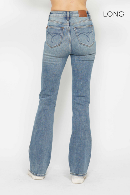 Judy Blue HW Tummy Control Bootcut Jeans - Short, Regular, Long Inseam