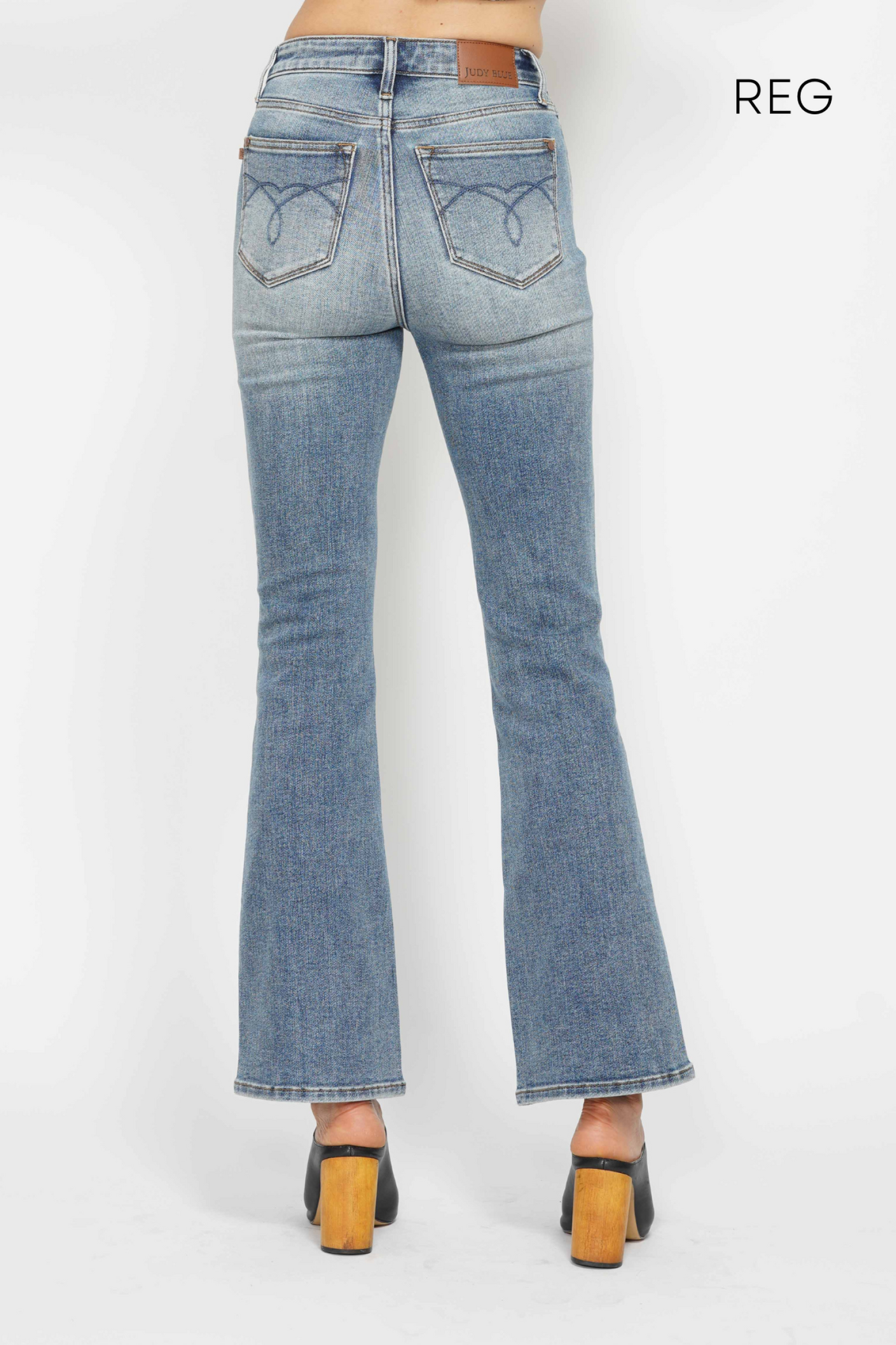 Judy Blue HW Tummy Control Bootcut Jeans - Short, Regular, Long Inseam