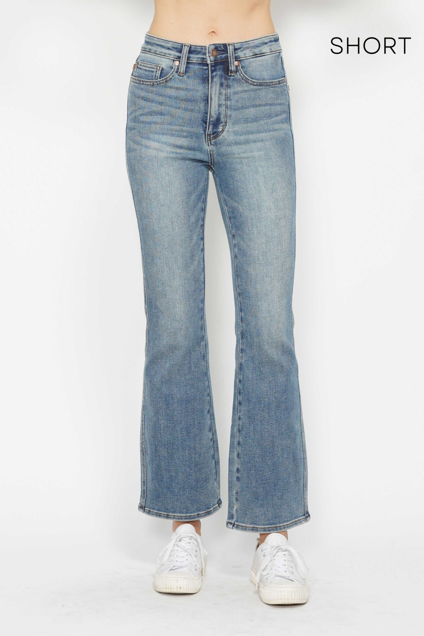 Judy Blue HW Tummy Control Bootcut Jeans - Short, Regular, Long Inseam
