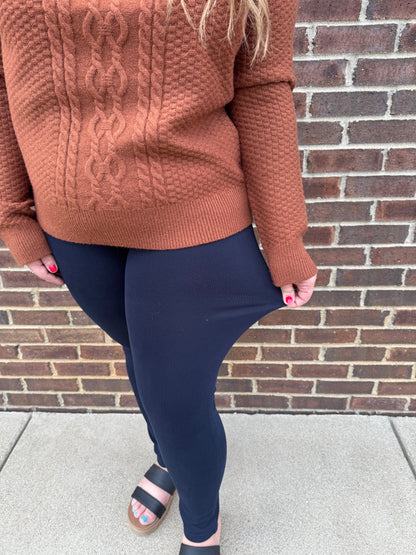Keren Hart Navy Pull on Bottoms