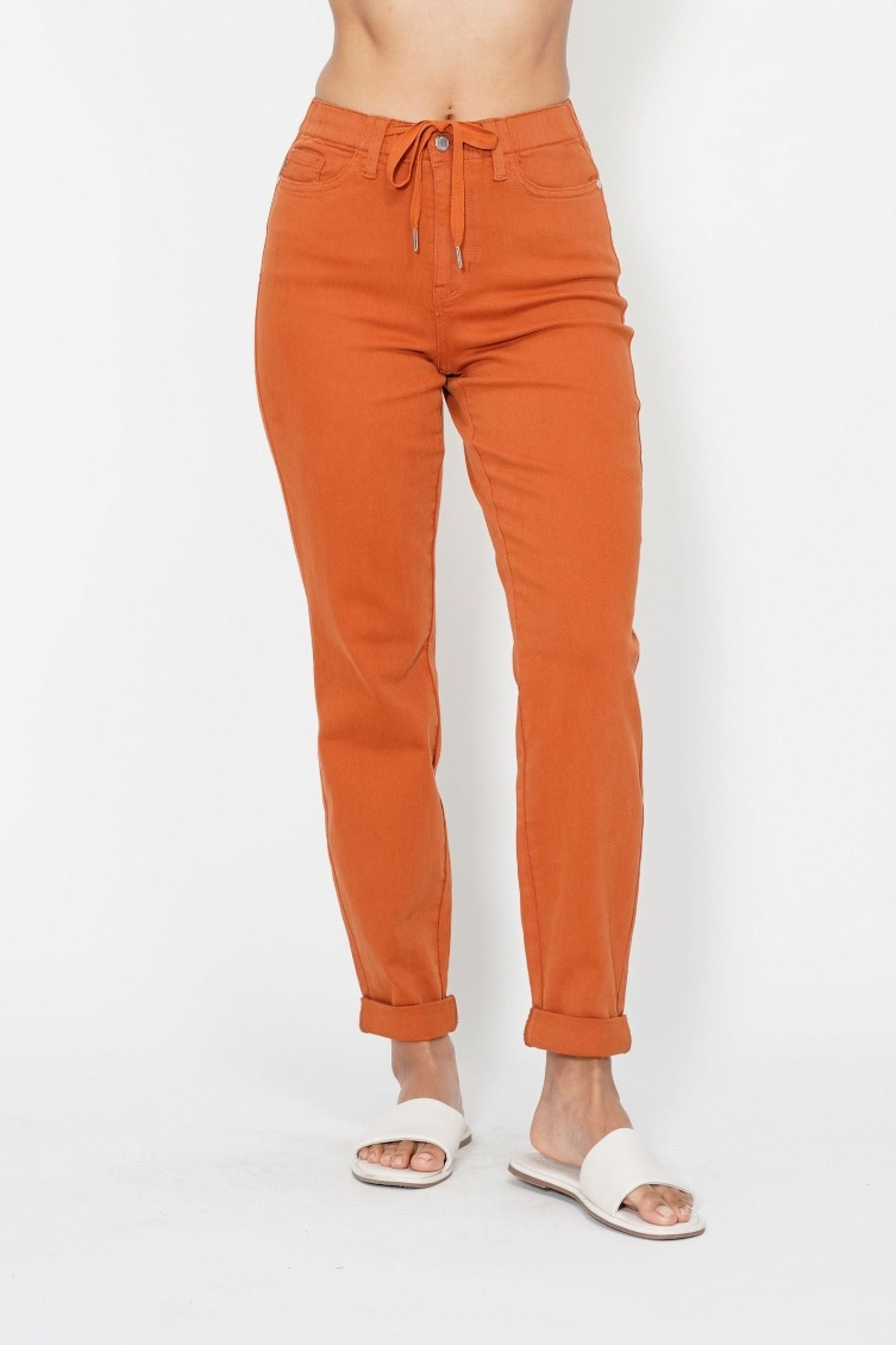 Auburn orange Judy Blue Joggers - most sizes