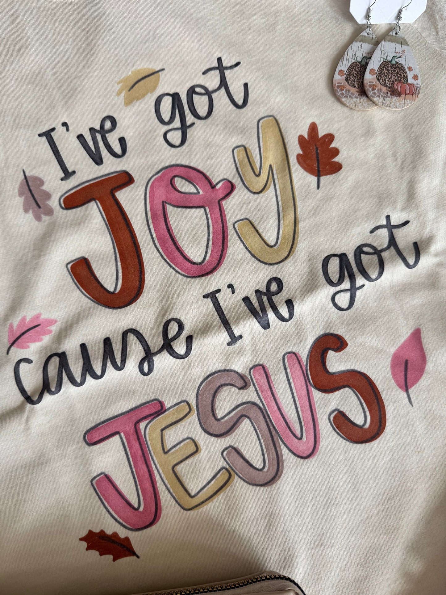 I've Got Joy Cause I've Got Jesus Graphic Tee - Comfort Colors