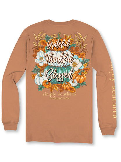 Simply Southern Thankful Pumpkin Long Sleeve T-shirt