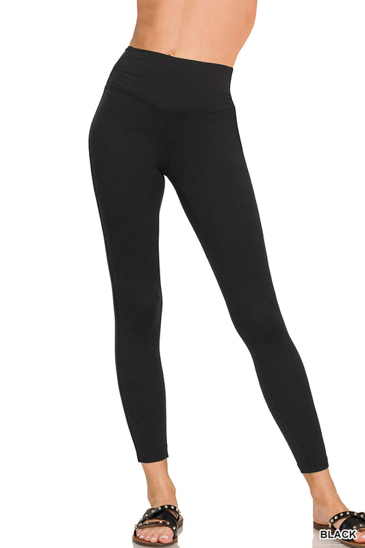 Zenana PLUS Brushed Microfiber Full Length Leggings