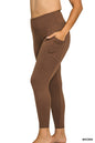 Zenana Plus Size Leggings with Pockets - 3 Colors