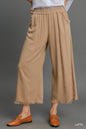 Umgee Linen Blend Elastic Waist Bottoms - 7 colors