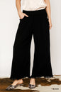 Umgee Linen Blend Elastic Waist Bottoms - 7 colors