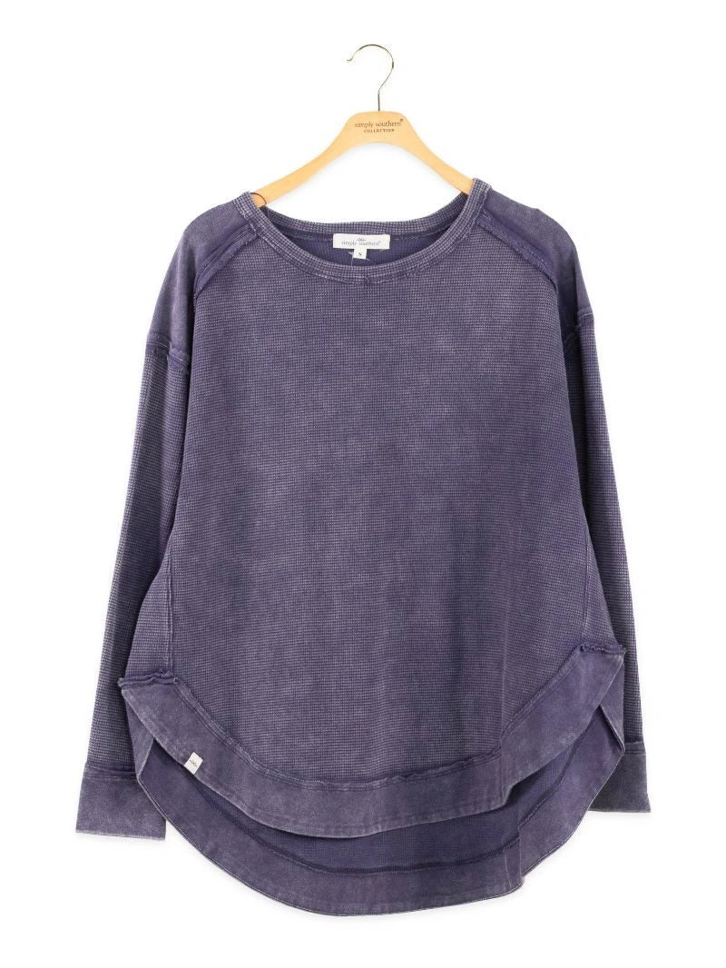 Simply Southern Waffle Knit Pullover - 3 Colors