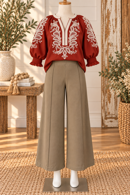 Keren Hart Wide Leg Dress Pants - 3 Colors
