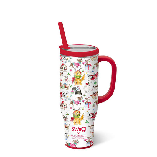 Swig 30 oz Mega Mug - Christmas Canines