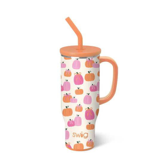 Swig Pumpkins and Bows 30 Ounce Tumbler