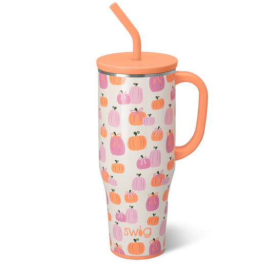Swig Pumpkins and Bows 40 Ounce Tumbler